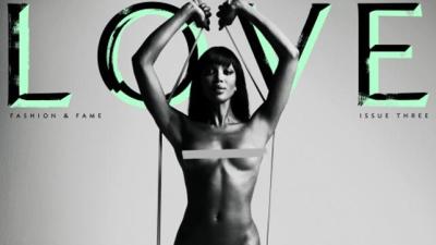 Naomi Campbell Nude For LOVE