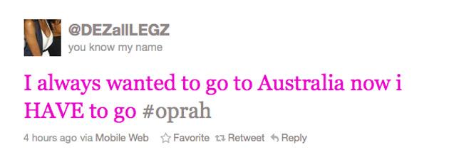 Oprah In Australia Is The Best Publicity Money Can Buy