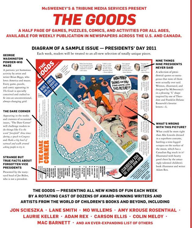 McSweeney’s Launches New Publication “The Goods”