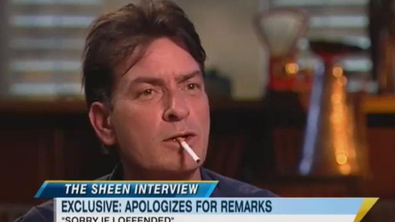 Watch Charlie Sheen’s Bizarre TV Interview