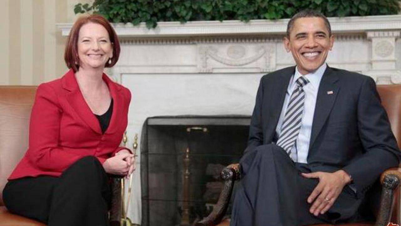 Gillard Subjects Obama To Jess Mauboy