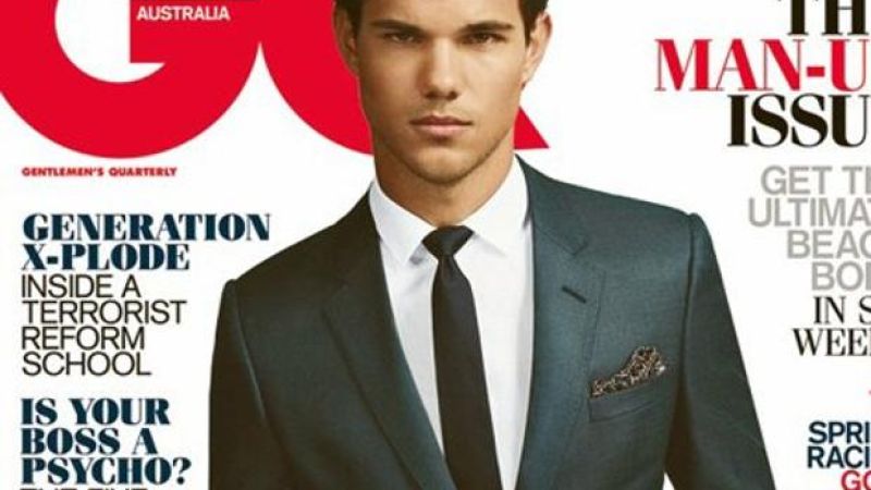 GQ Apologises For Taylor Lautner’s Homophobic Questioning