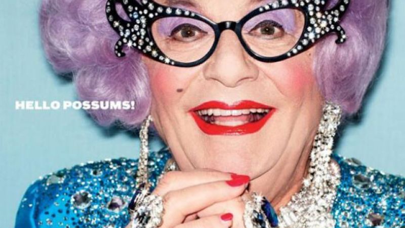 Dame Edna Has Joined Jenny Craig, Possums