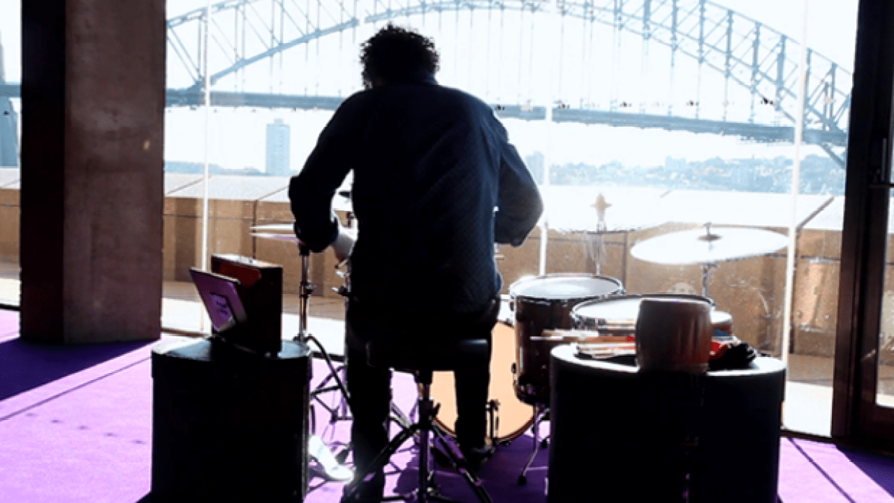 Watch PVT’s Laurence Pike Play A Zen Drum Solo At The Sydney Opera House