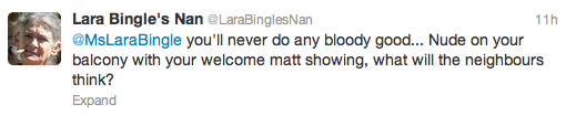Twitter Responds to ‘Being Lara Bingle’
