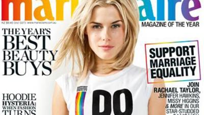 Rachael Taylor Covers Marie Claire’s “I Do” Issue