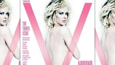Nicole Kidman Bares Her Butt On V Magazine Cover
