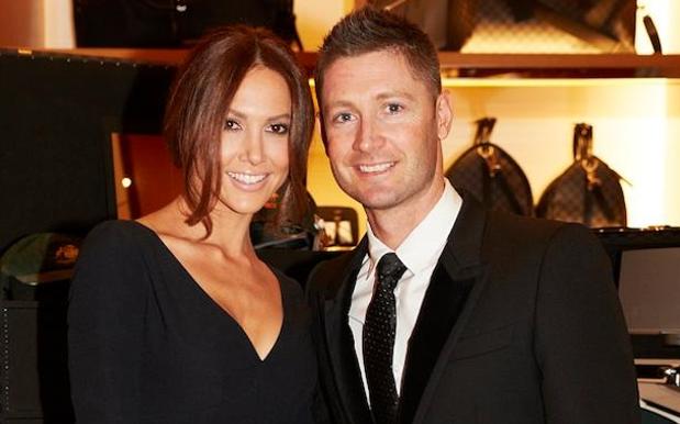 Australian cricket captain, Michael Clarke, poses for a photograph with a  Louis Vuitton cricket trunk in Sydney on Tuesday, Oct. 16, 2012. The trunk  was designed in collaboration with Clarke and will