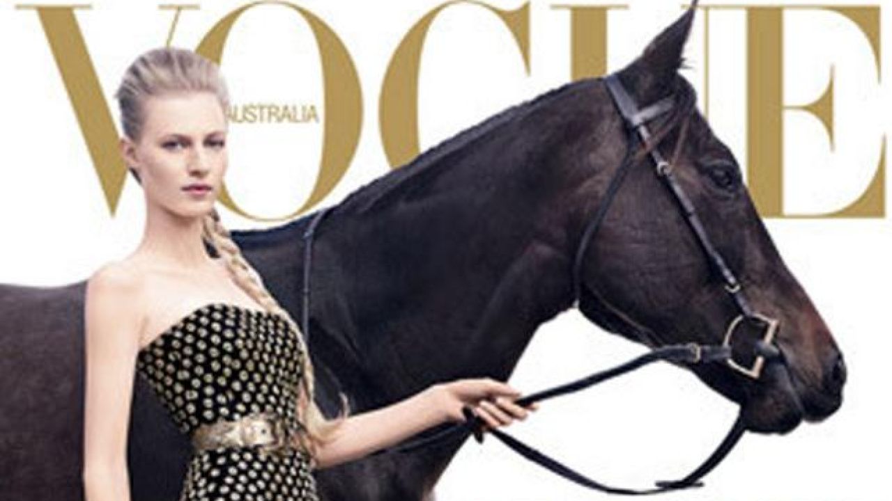 Black Caviar and Julia Nobis Cover Vogue Australia