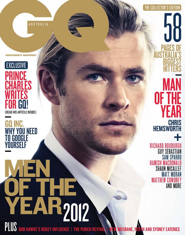 Chris Hemsworth Is GQ’s 2012 Man Of The Year