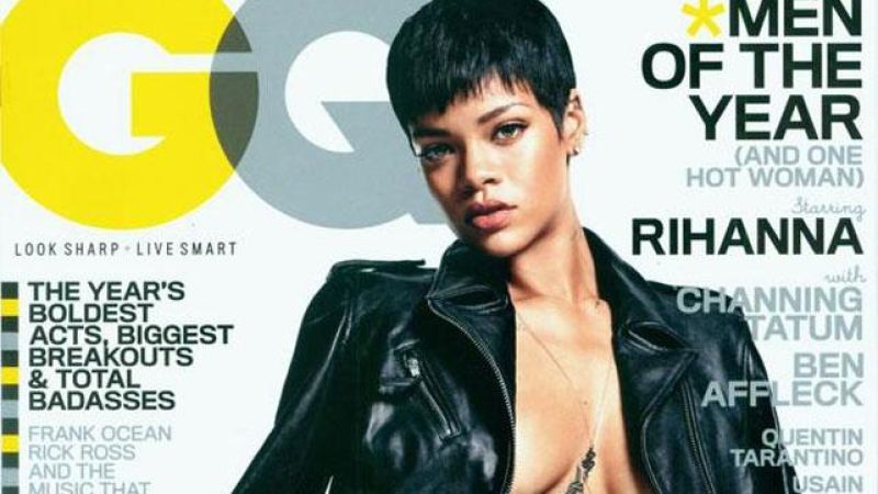 Rihanna Gets Naked For GQ Magazine’s Men Of The Year