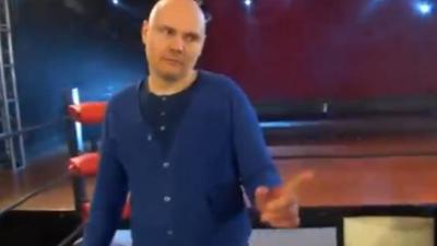 Billy Corgan Stars in Weird Ad Promoting Furniture and Pro Wrestling