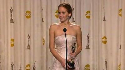 Jennifer Lawrence Does The Greatest Oscars Press Call Ever