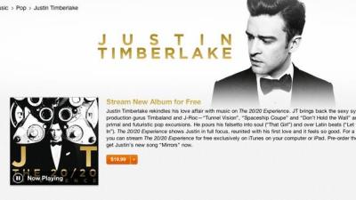 Road Test Justin Timberlake’s New Album In Full At iTunes