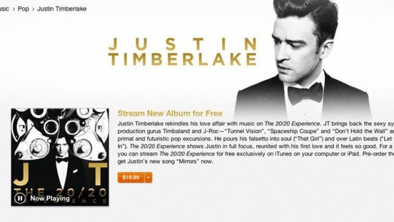 Road Test Justin Timberlake’s New Album In Full At iTunes