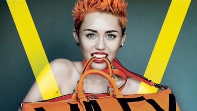 Miley Cyrus Experiments With Side Boob In V Magazine