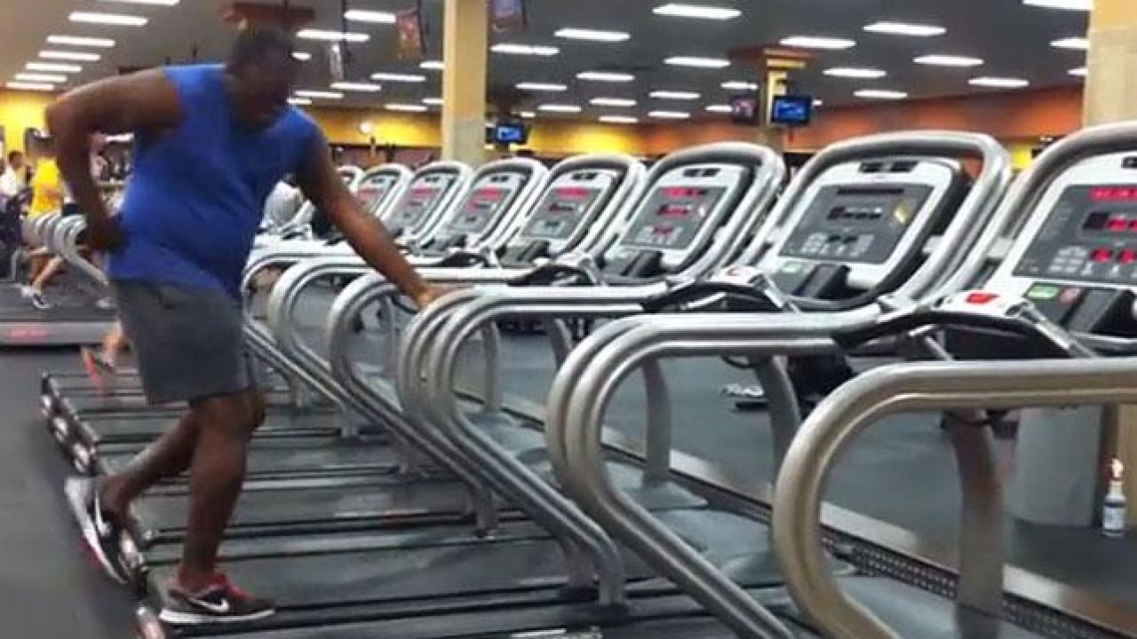 Guy Dancing On Treadmill Is Your New Life Hero