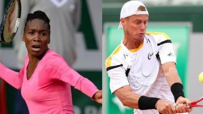 First Round French Open Defeats For Veterans Hewitt And Venus