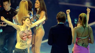 Topless Protesters At German ‘Top Model’ Final Still Not As Awkward As That ANTM Final