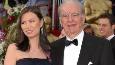 Murdoch and Deng File For Divorce Despite That Time She Prevented His Pie Face