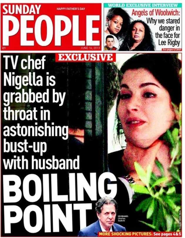 Chef Nigella Publicly Choked by Billionaire Husband, Packs Suitcase, Leaves