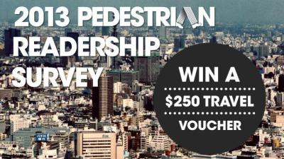 Take Our 2013 Pedestrian Readership Survey For Your Chance To Win A Holiday