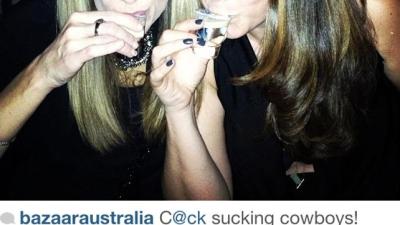 Harper’s Bazaar Australia Commit “C@ck Sucking” Instagram Faux Pas