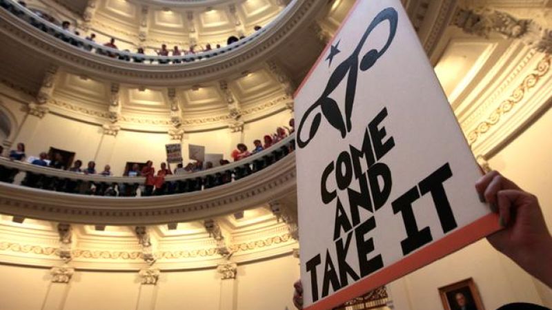 Texas Senate Passes Restrictive Abortion Bill While Under Ban Of Tampons