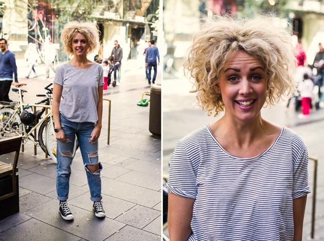 Street Style In Sydney: Hair Meet Wardrobe