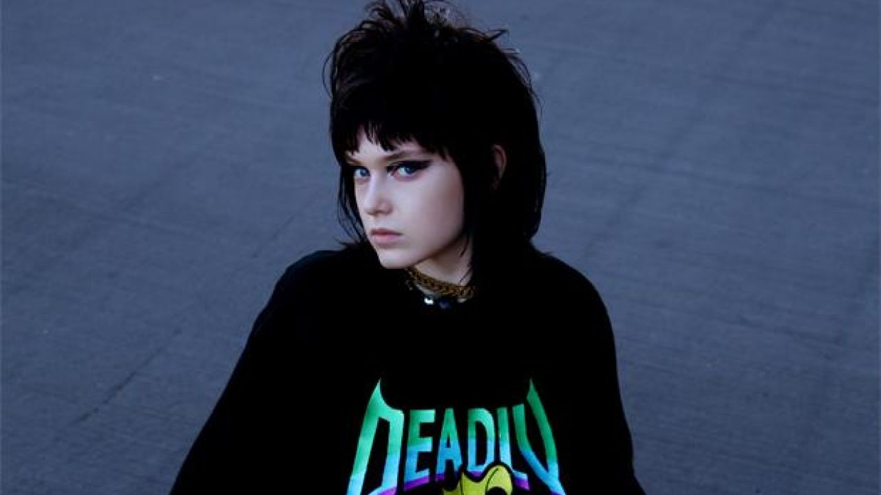 Emma Mulholland and Jemma Baines Channel Joan Jett’s Technicolour Bomber Jacket For AW14