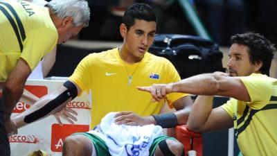 Tough Road Ahead In Davis Cup After Hewitt And Kyrgios Both Lose