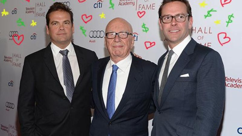 Rupert Murdoch Tips Successor, Lachlan And James Take Nepotastic New Jobs