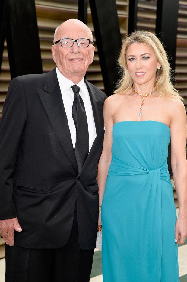 Rupert Murdoch Steps Out With Eligible New Squeeze At Oscars Party