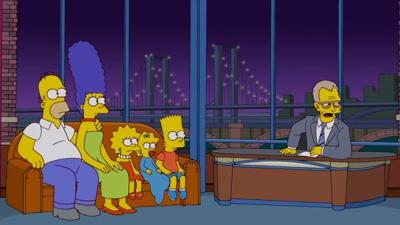‘The Simpsons’ Pay Tribute To David Letterman With Couch Gag