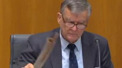 Senator Bill Heffernan Brought a Fake Pipe Bomb into Federal Parliament