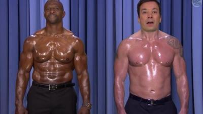 WATCH: Jimmy Fallon And Terry Crews Jiggle In Perfect Harmony