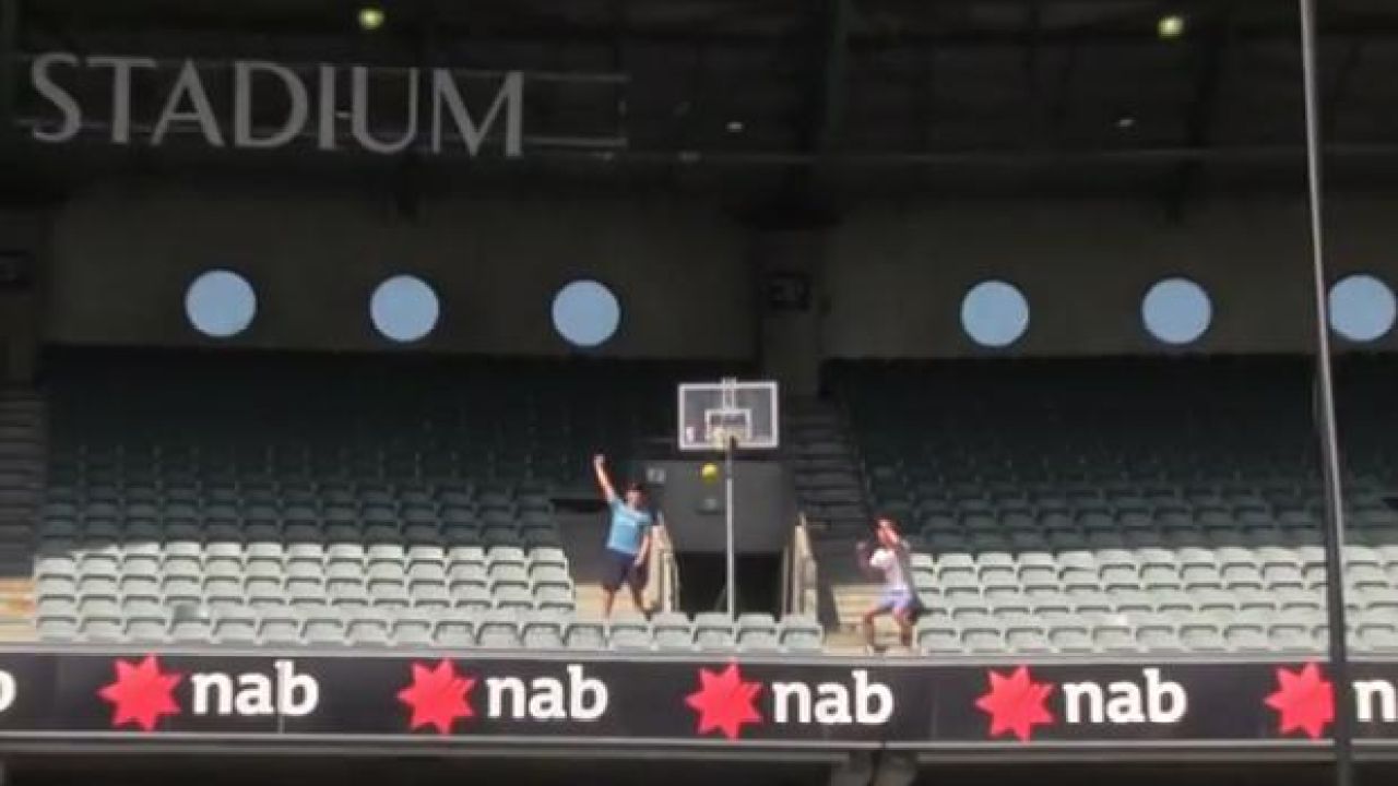 WATCH: Ridiculous AFL Trick Shots Just In Time For The Weekend
