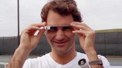 WATCH: Roger Federer Plays Tennis Wearing Google Glass