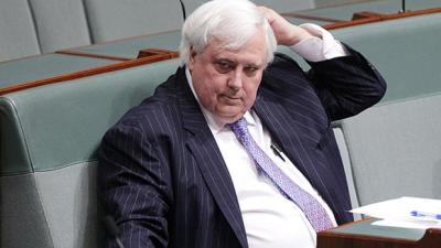 Clive Palmer Calls For A Double Dissolution Over Busted Budget