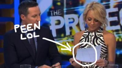 Carrie Bickmore’s Doodle Accidentally Exposed On The Project