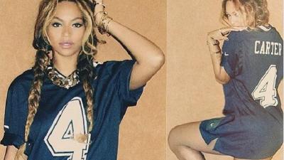 Beyoncé Wore A Team Carter Jersey, and Instagram Lost its Mind
