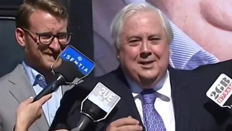 Clive Palmer Snaps, Tells Journalist “I Don’t Think You’re Very Bright”