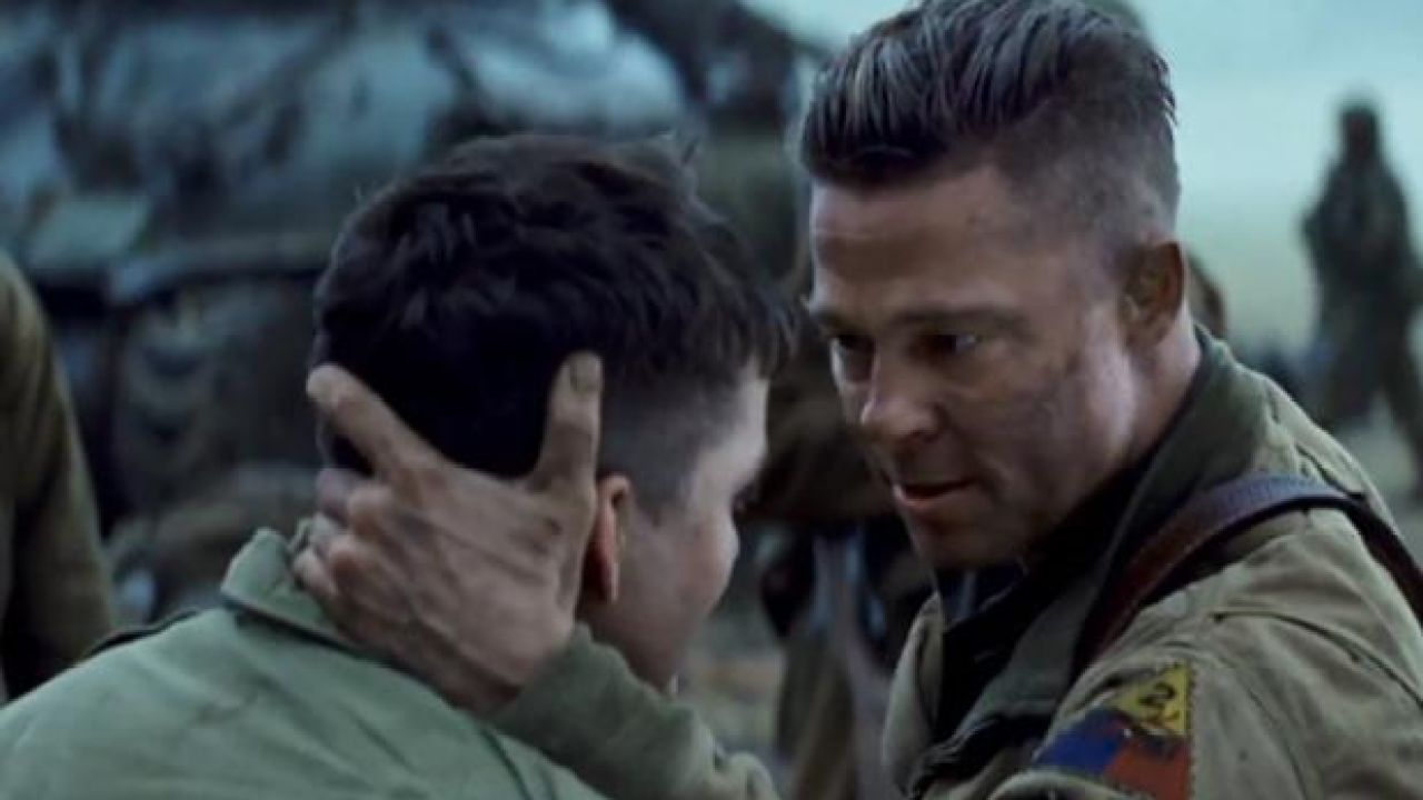 Watch Brad Pitt Get All Up In Germany’s Grill In The New ‘Fury’ Trailer