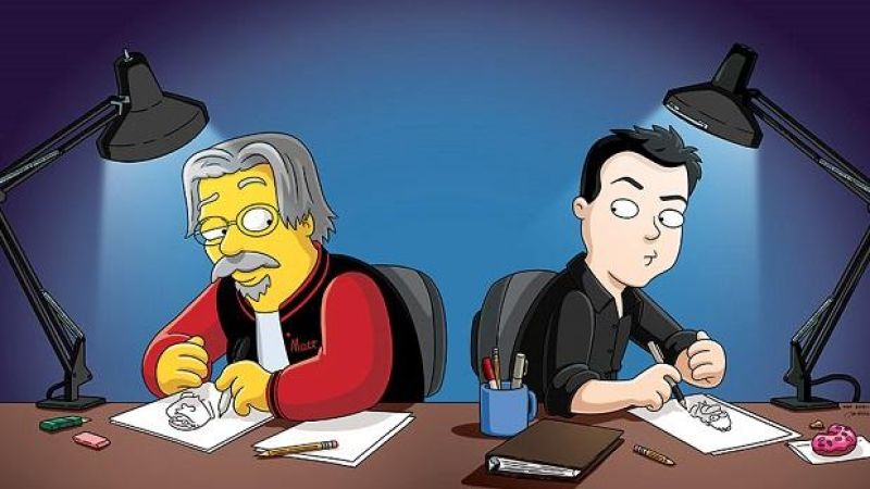 Matt Groening and Seth MacFarlane Drew Each-Other