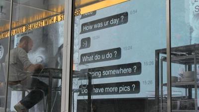 A Dutch Artist is Publicly Displaying Strangers’ Grindr Chats