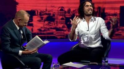 Watch a Russell Brand BBC Interview go Totally Off the Rails