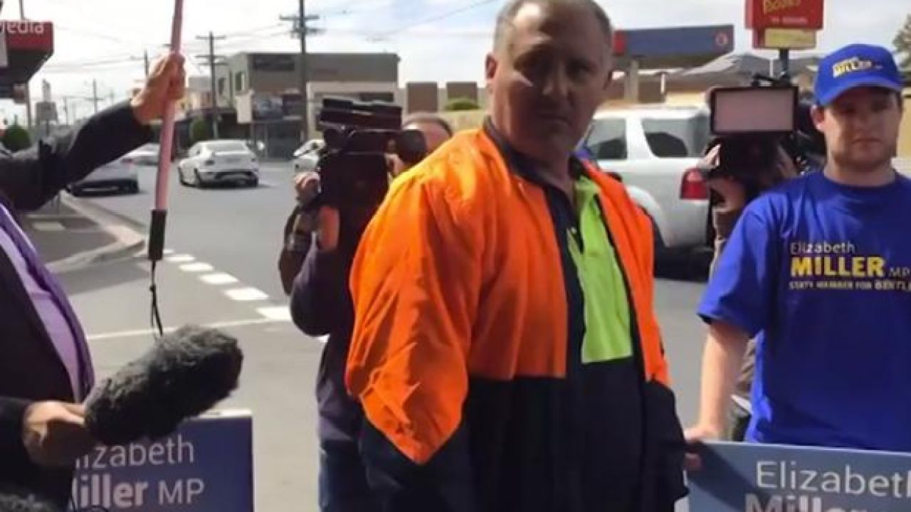 Watch A Furious Truckie Give An Election-Eve Spray To Vic Premier Denis Napthine