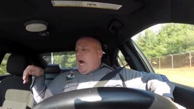 Dash Cam Catches Cop’s Flawless ‘Shake It Off’ Lip-Sync