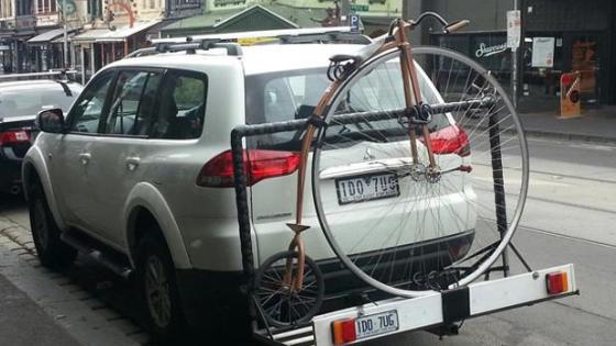 Penny Farthing On A Car Spotted, Peak Fitzroy Achieved