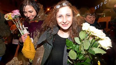 Pussy Riot Member Arrested In Moscow Protest